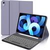 WINCHKING Tastiera iPad Air 5 Generazione, Custodia con Tastiera per iPad Pro 11, Cover Tastiera Bluetooth Magnetica Staccabile Retroilluminata Italiano per iPad Air 4/5, iPad Pro 11 4/3/2/1 Gen, Viola Lavanda