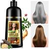 Uocasi Hair Dye Shampoo Per Capelli Grigi, Instant Hair Colour Sham-poo Per Uomini E Donne - Sham poo Naturale E Duraturo Per La Cura Dei Cap-elli 3 In 1 Per Cap-elli Vegetali - 500 Ml (Caffè)
