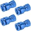 Qcwwy Localizzatore di Fori per Carrozzeria RC, Fissaggio Stabile 4PCS Localizzatore di Fori per Carrozzeria RC Posizionamento Accurato Resistente all'Usura per Scocca per Auto in PVC