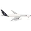 Herpa Modellino aereo Lufthansa Cargo Boeing 777F, miniatura in scala 1:500, pezzo da collezione, modello di aereo senza base, metallo