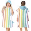 Proumhang Poncho da Surf/Bagno/Piscina/Spiaggia per Bambini,Asciugamano con Cappuccio in Microfibra,Accappatoio da Spiaggia,Asciugamani Poncho con Cappuccio per Ragazzi e Ragazze Stile 5 75x60cm