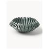 Westwing Collection Ciotola decorativa in marmo fatta a mano Santorini, Ø 18 cm - Verde
