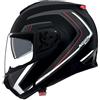 NOLAN Casco N100-6 RADIANTE Rosso Argento Opaco NOLAN
