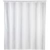 Wenko Tenda doccia monocolore, pellicola materiale sintetico, PEVA, 120 x 200 cm, Bianco