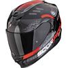 SCORPION - Casco SCORPION - Casco Exo-520 Evo Air Titan Metal Nero / Rosso
