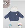 Prénatal Felpa bimbo blu con cappuccio e stampa