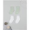 Prénatal Pack 2 calze bimba bianco/verde
