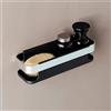 LAUFEN NIARA cestino doccia, H3850610040011, NIARA cromo/nero [Accessori Bagno > Mensole Doccia]