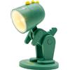 RealPower Torcia LED LED Green Dino con piedistallo