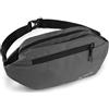 FORETOY Marsupio Uomo e Donna, Marsupio Impermeabile, Marsupio Unisex Fanny Pack Bag con Borsa per Bottiglie, Borsa a Tracolla Cintura Regolabile per Sportivo Running Ciclismo Campeggio Viaggio Corsa