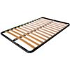 DOLCI SOGNI Rete Una Piazza e Mezza Senza Piedi, Rete da Incasso, Rete 120x190 per Letto una Piazza e Mezza, 100% Made in Italy, Rete Ortopedica a Doghe in Legno con Struttura Letto 120x190 in Ferro