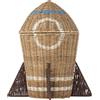 Bloomingville - Cestino Space - Beige - Rattan intrecciato