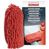 SONAX Spugna in microfibra (1 pezzo) maxi-formato. Grazie ai due lati (liscio e frange) garantisce una pulizia profonda del veicolo | Art. N. 04281000