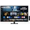 Samsung Monitor 43" ( LED 4K 2160p UHD 60Hz ) SERIE M7 Smart Vision AI Black