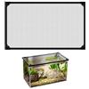 letuxaamz Filtro per Acquario, Acquario Rete Magnetica Anti-Salto, Isolamento Pesci Anti-Fuga Tappo, Copertura Pesci, Rettili, Tartarughe E Altri Animali (50x30cm)