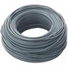 LTC MT100 Cavo Elettrico Unipolare Filo Rame cordina 1,5mmq GRIGIO CPR FS17 per Impianti elettrici