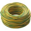 LTC MT100 Cavo Elettrico Unipolare Filo Rame cordina 4mmq GIALLO-VERDE CPR FS17 Impianti elettrici