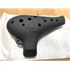 NIGHT by Noble Ocarina Plastic AC Black Rubber Finish Alto tono C / 45 x 155 ...