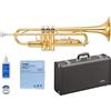 YAMAHA YTR-2330 Tromba Standard Gold Bb Case con boccaglio, panno grasso olio