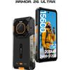 Ulefone Armor 26 Ultra 5G Smartphone impermeabile robusto 120W 15600mAh 200MP + 64MP telefono cellulare fino a 24GB + 512GB NFC - Armor 26 Ultra