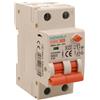 A2ZWORLD RCBO Doppia Leva, Interruttore Magnetotermico Differenziale Tipo A Curva C 1P+N 2M 6000A 300mA C25A AC 230V IP20 IEC61009-1 PL8HM