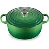 Le Creuset Cocotte rotonda Evolution in ghisa vetrificata con Coperchio, diameter 24 cm, Bamboo, 21177244082430