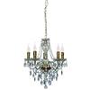 RL LIVE YOUR LIGHT Reality Leuchten 5 Reality R1107-03 Lüster Lampadario, 40 W, Diametro 52 cm E14, Ottone Lucido