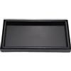 Garsent Vassoio da tè in legno vassoio da portata rettangolare per bicchieri da tè e caffè (nero)(22 * 12 * 2cm)