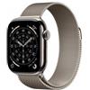 Apple Watch Series 11 GPS + Cellular 42mm, Cassa in Titanio Naturale con cinturino Natural Milanese Loop - MF8P4QL/A - Apple Watch>Watch Series 11