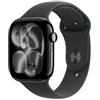 Apple Watch Series 11 GPS + Cellular 46mm, Cassa in Alluminio colore Jet Black con cinturino Nero Sport Band - M/L - MFC44QL/A - Apple Watch>Watch Series 11