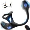 SuperLove Prostate & Balls Anal Lock Ultimate Stimulator with Remote Black