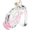 SuperLove Ultimate Chastity Cage Clear Size S