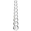 SuperLove Glass Perfect Beads Dildo Clear