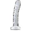 SuperLove Glass Perfect Cock Dildo Clear