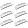 JJWNMLL 6 Pezzi Self Stick Maniglia Autoadesive Manopole,Maniglie Adesive per Porte Vetro,Assistente per e Finestre porte scorrevoli autoadesive (bianco)