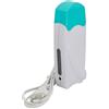 EpilWax - Scalda-Cera Professionale per Epilazione - Riscalda Roll-On 100 ml Con Strisce - Serie Verde/Bianco