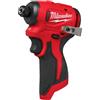 Milwaukee M12 BLIDRC-0 - AVVITATORE AD IMPULSI CON ATTACCO 1/4 ESAGONALE M12 FUEL - SENZA BATTERIA - MILWAUKEE