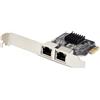 StarTech.com Scheda di rete PCIe Gigabit a 2 porte adattatore di rete LAN PCI Ex
