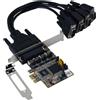 EXSYS EX-44384 scheda di interfaccia e adattatore Interno VGA (IO Exsys PCIe 4x
