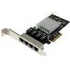 StarTech.com Scheda di rete PCIe Gigabit Power over Ethernet a 4 porte - Adattat