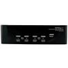 StarTech.com Switch KVM doppio monitor VGA DVI 4 porte USB con audio e hub USB 2