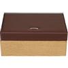 Windrose Portagioie in legno 26 cm marrone