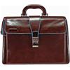 Piquadro Astuccio medico quadrato blu in pelle 36 cm marrone