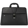 Piquadro Cartella quadrata nera in pelle 37 cm nero
