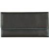 Mywalit Portafoglio trifoglio con zip Portafoglio in pelle 17 cm nero