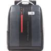 Piquadro Zaino Urban in pelle 41 cm Scomparto per laptop grigio