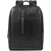 Piquadro Zaino Urban in pelle 41 cm Scomparto per laptop nero