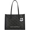 Karl Lagerfeld Ikon Borsa shopper 37 cm nero