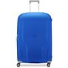 Delsey Paris Carrello Clavel a 4 ruote da 83 cm con piega ad espansione blu