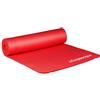 Relaxdays Tappetino da Yoga, 1 cm, Tappeto da Fitness, Accessori per Pilates e Aerobica, Sport, LxP: 60 x 180 cm, Rosso